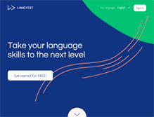 Tablet Screenshot of lingvist.com